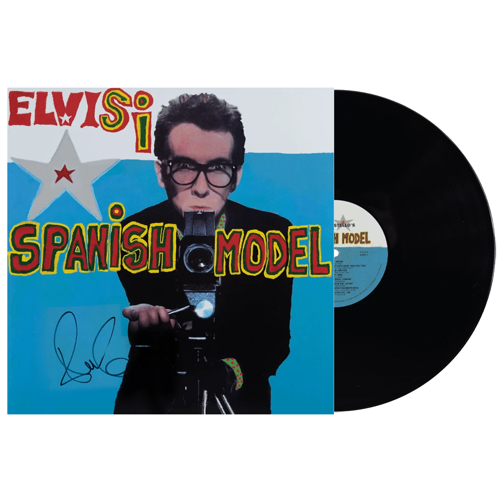 Elvis Costello Signed Spanish Model - 12" Vinyl 1 Elvis Costello Signed Spanish Model - 12" Vinyl