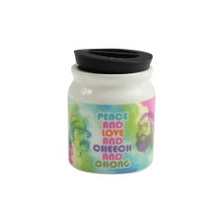 Cheech And Chong New Merch Peace & Love Stash Jar