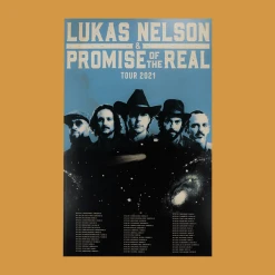 Lukas Nelson & Promise Of The Real Tour 2021 Space Poster