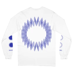 Deafheaven New Merch Waveform White Long Sleeve T-shirt 6 Deafheaven New Merch Waveform White Long Sleeve T-shirt