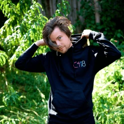 C418 Logo Black Hoodie New Merch 6 C418 Logo Black Hoodie New Merch