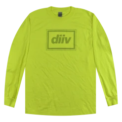 DIIV Skygazer Safety Green Long Sleeve T-Shirt