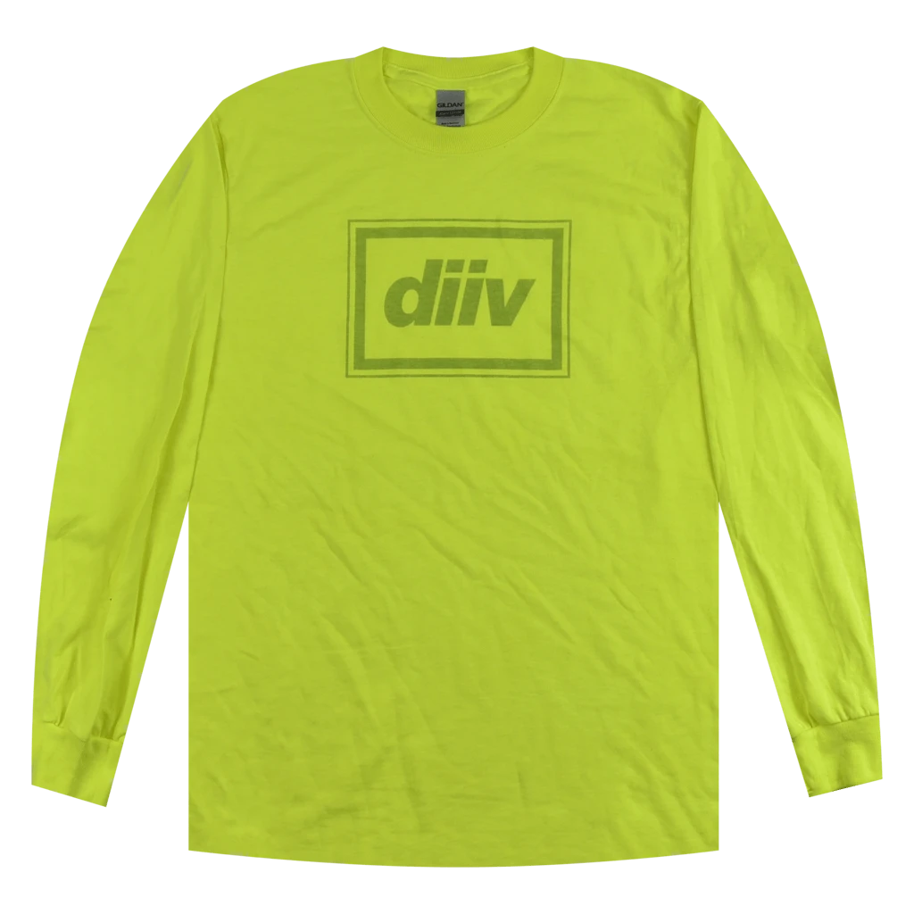 DIIV Skygazer Safety Green Long Sleeve T-Shirt DIIV Skygazer Safety Green Long Sleeve T-Shirt