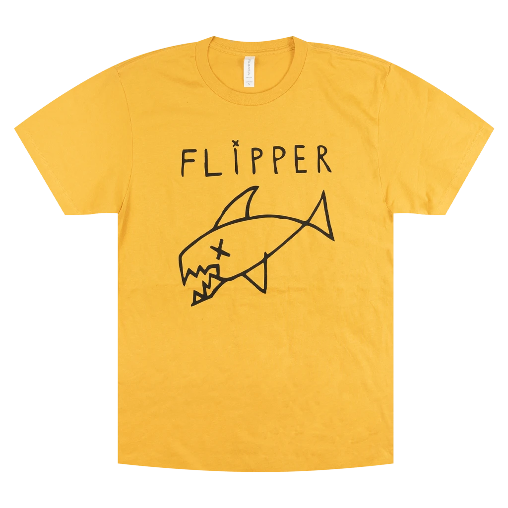 Flipper Classic Long Fish Mustard Yellow T-Shirt Flipper Classic Long Fish Mustard Yellow T-Shirt